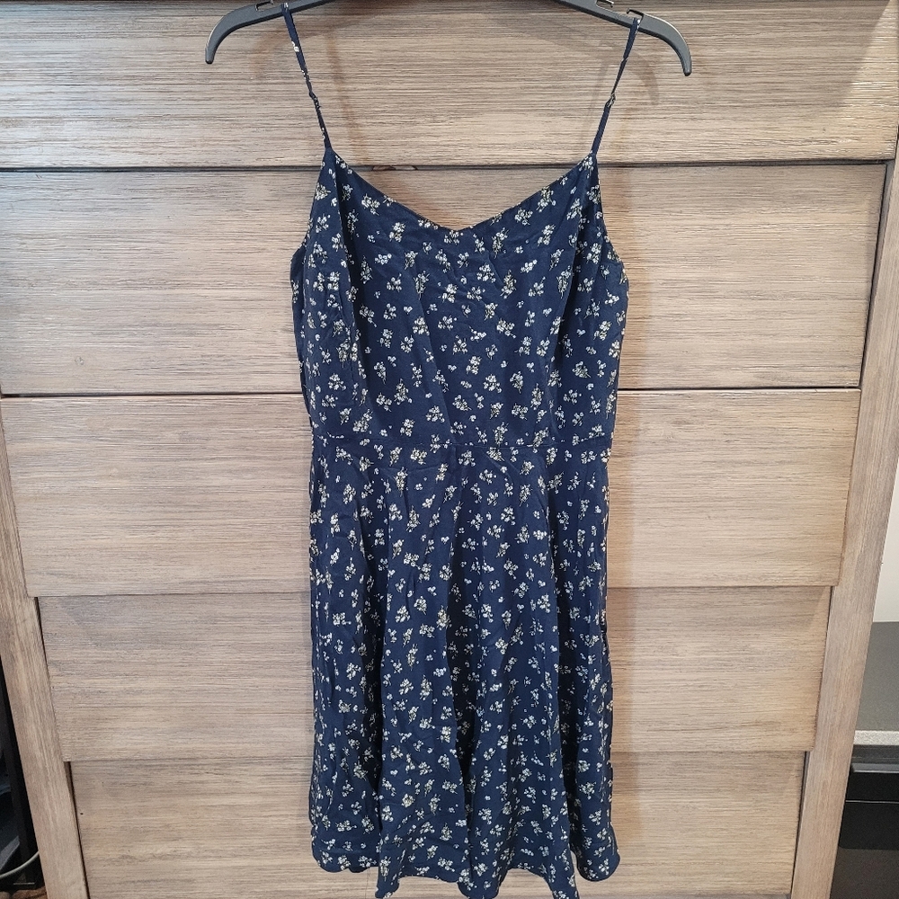 Old Navy Blue Floral Dress